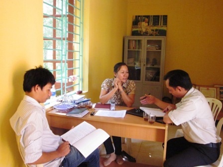 Hiệu trưởng trường Mầm non làm sai quy trình thuyên chuyển GV - 1 Bà Lê Thị Bích - hiệu trưởng Trường Mầm non Yên Mỹ thừa nhận làm sai với quy định.