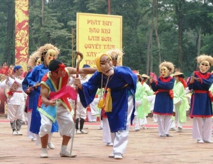 Những điệu múa giân gian mang đậm bản sắc văn hóa, lịch sử của vùng đất Lam Kinh.