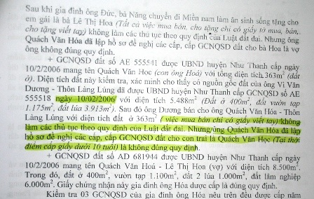 Một góc rừng ở xã Xuân Thái.