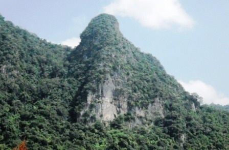  Ngọn núi Pha Quen nơi phát hiện những c