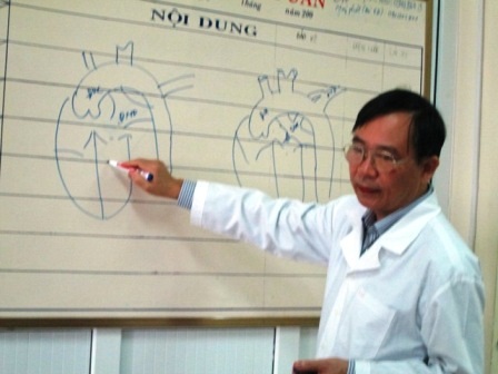 Bác sỹ Lê Tất Hải: “Cháu bé chết là do bị bệnh tim bẩm sinh và thoát vị cao hoành”.