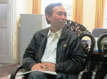 Ông Vũ Duy Hưng, Giám đốc Trung tâm y tế huyện Hoằng Hóa.