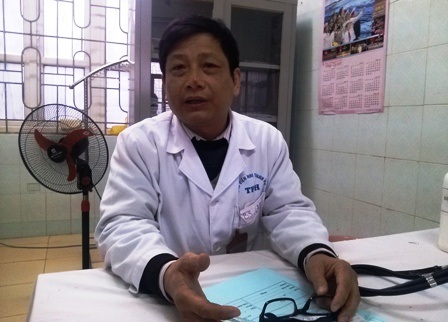 Tăng bệnh nhi nặng nhập viện vì ngại đi khám trời rét - 2 Bác sỹ Phạm Đình Lâm, Phó trưởng khoa khám bệnh, Bệnh viện Nhi Thanh Hoá.