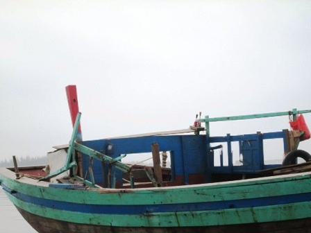 Vụ nổ tàu đã để lại nỗi đau tang tóc cho cả một gia đình.