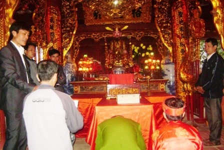 Các công tác tập duyệt cho Lễ khai ấn được được gấp rút chuẩn bị.