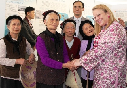 Một số hiện vật tại phòng trưng bày.