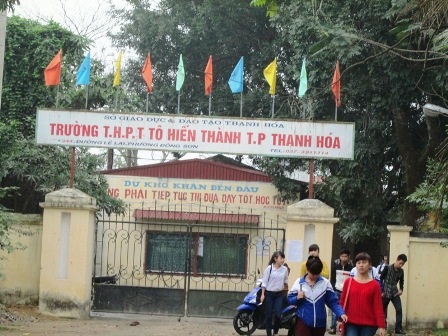 Trường THPT Tô Hiến Thành.