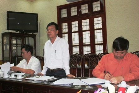  UBND thành phố Phủ Lý tiếp xúc báo chí làm rõ vụ việc trên.