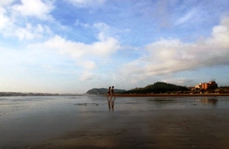 Vùng biển Hải Hòa nơi anh Giang chết đuối