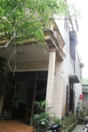 Căn nhà gia đình chị Hiền - nơi vừa bị các đối tượng đột nhập khống chế cướp tài sản.