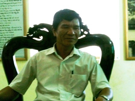 Ông Nguyễn Ngọc Hiên, Giám đốc Trung tâm bồi dưỡng chính trị huyện Quảng Xương.