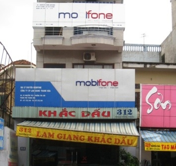 Đại lý Tâm Việt nơi cấp lại sim cho kẻ gian (Ảnh: Duy Tuyên)