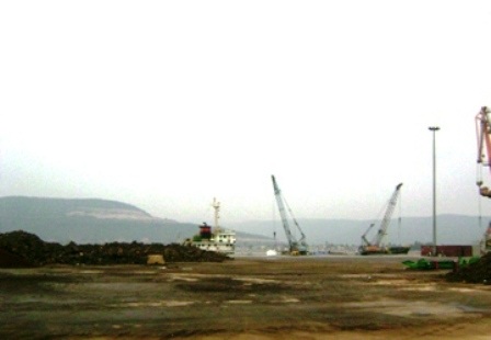 Khu vực Cảng Nghi Sơn, huyện Tĩnh Gia.