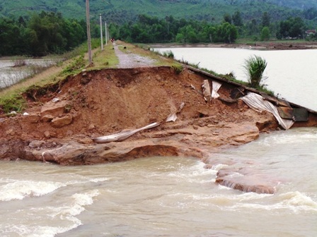 Những hình ảnh cận cảnh hồ Đồng Đáng sau cơn lũ kinh hoàng.