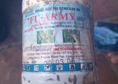 Số thuốc người dân lưu giữ được sau khi công ty tiến hành đốt năm 2011.