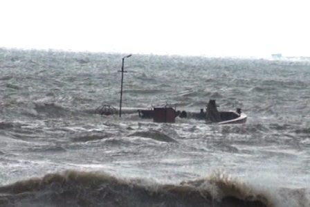 Nơi con tàu gặp nạn.