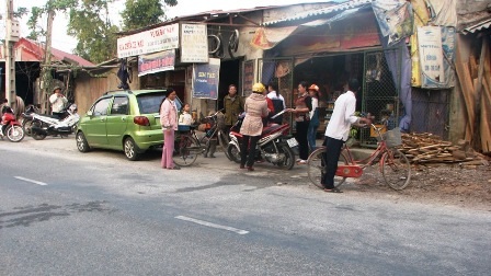 Hiện trường nơi xảy ra vụ việc.