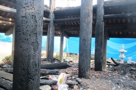 Bộ VH-TT & DL đã cử cán bộ vào làm việc về vụ cháy.