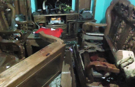 Gian phòng khách của gia đình n