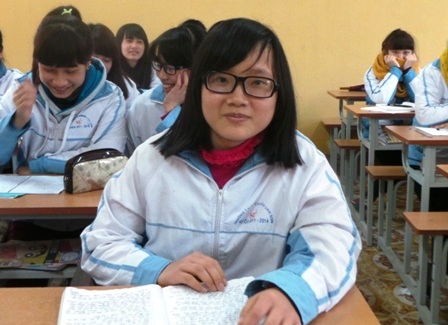 Hoàn cảnh gia đình khó khăn, nhưng Hòa luôn có nghị lực vươn lên trong học tập.