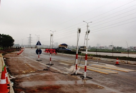 Trạm cân lưu động do TTGT Thanh Hóa quản lý.