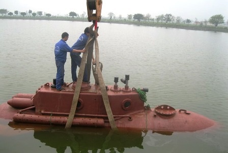 Tàu đã được chuẩn bị xong để chạy thử nghiệm.