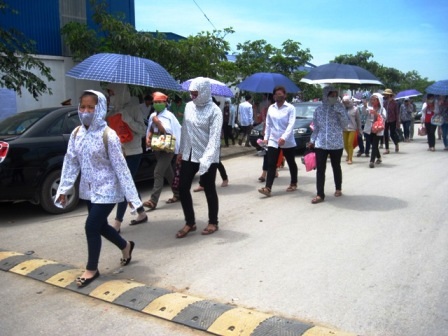 Sau khi sự việc xảy ra, phía công ty đã cho các công nhân nghỉ việc.