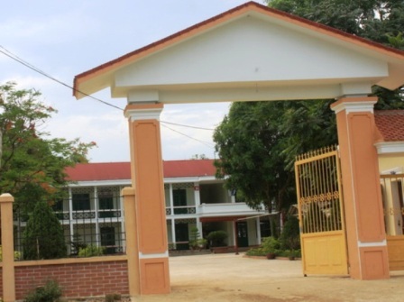 Trường THCS Ngọc Phụng nơi em Lê Xuân Huy theo học trước khi mất tích.