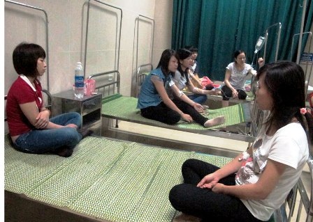 Công nhân công ty Mcnex Vina điều trị tại bệnh viện ngày 20/5.