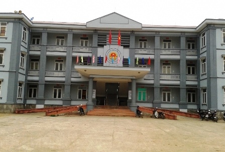 Công sở xã Cẩm Bình - nơi ông Dũng công tác