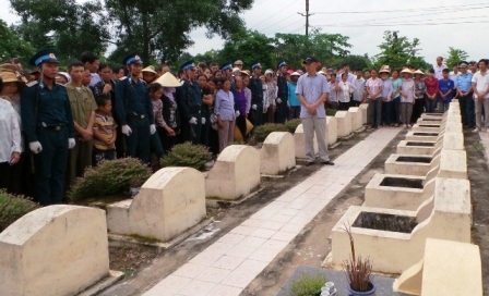 Anh đã an nghỉ vào lòng đất mẹ