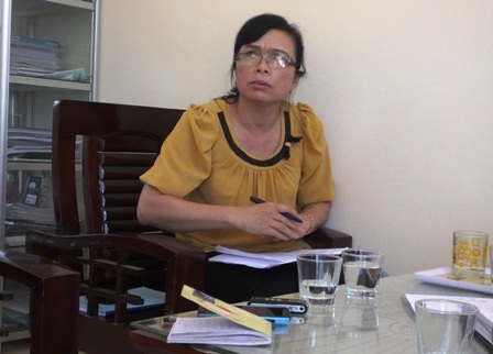 Trẻ mầm non bị “xẻo” món thịt bò? - 2 Cô Nguyễn Thị Nguyệt, Hiệu trưởng nhà trường