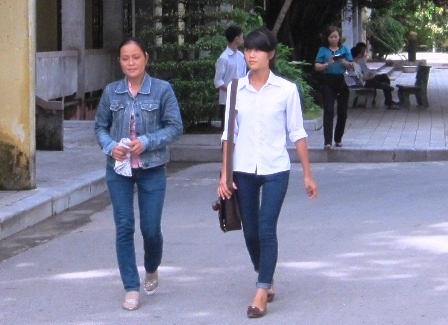 Thời tiết tại Thanh Hóa trong ngày đầu đợt thi khá mát mẻ. (Ảnh: Thái Bá)