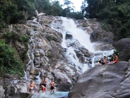 Tầng cao nhất của thác Ma Hao