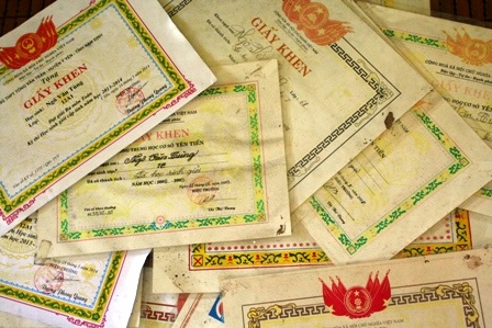 12 năm học Tùng luôn là học sinh giỏi toàn diện.