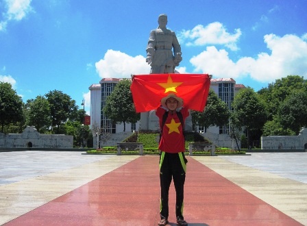 Những đồ dùng thiết yếu để sửa chữa xe đạp được Đức Anh mang theo khi không may gặp sự cố hỏng xe.