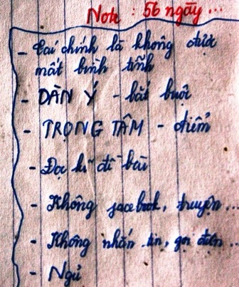  7 điều Thoa đặt ra trong khi ôn tập và làm bài thi