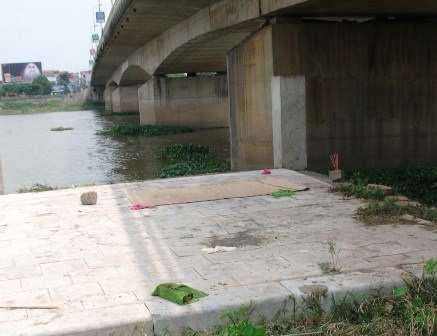 Nơi phát hiện thi thể.