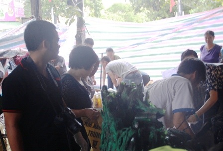 Dọn dẹp sau vụ cháy