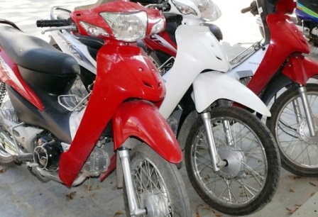 Tang vật do cơ quan công an thu giữ được.