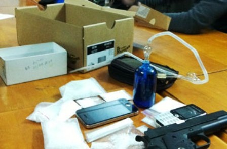 Triệt phá “đại lý” ma túy trang bị súng - 1