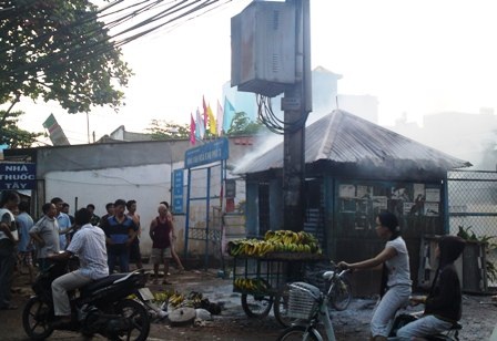 Hoảng loạn vì nổ trạm biến áp giữa chợ - 4