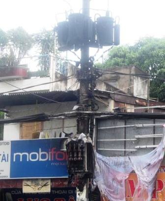 Nổ trạm biến áp, khu dân cư náo loạn