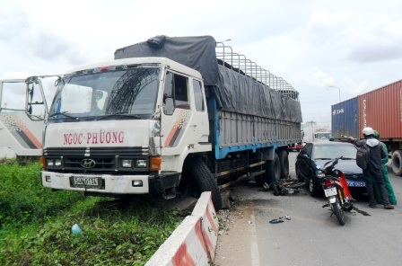 Hiện trường vụ tai nạn