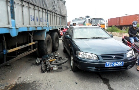 Hiện trường vụ tai nạn