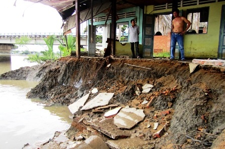 Hiện trường vụ sạt lở