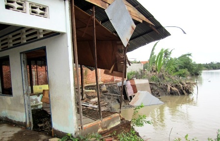 Hiện trường vụ sạt lở