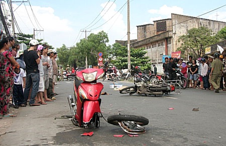 Các phương tiện hư hỏng nặng