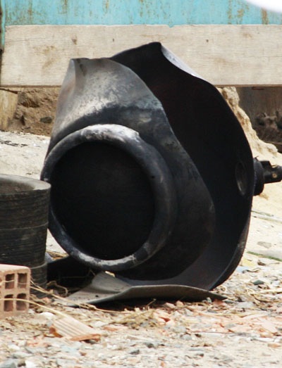 Bình gas phát nổ khiến một người bị thương