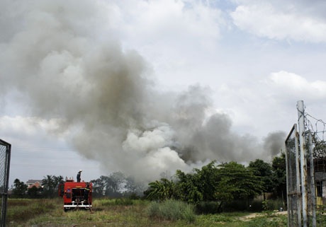 Hiện trường vụ hỏa hoạn trưa 14/12